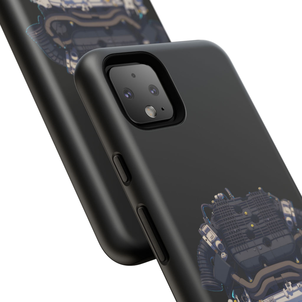 Engine Illustration Tough Phone Case – Automotive Car Lover Gift