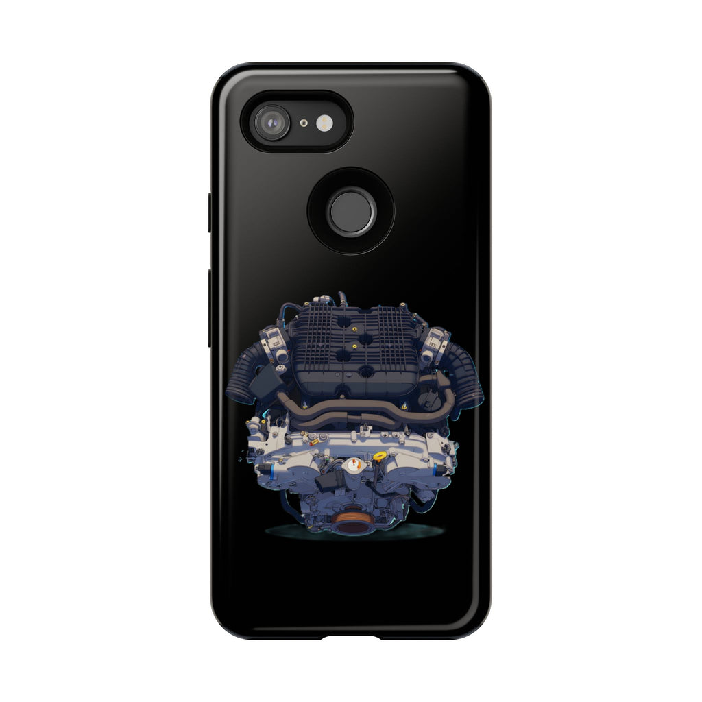 Engine Illustration Tough Phone Case – Automotive Car Lover Gift