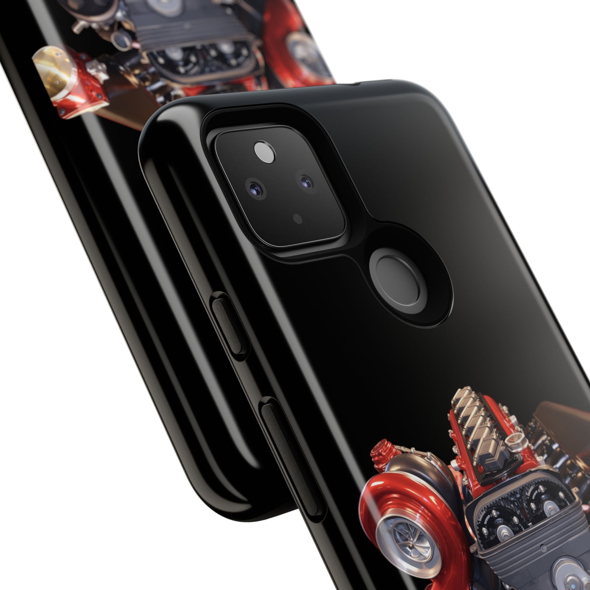 2JZ Phone Case — Black Tough Car Motor Illustration