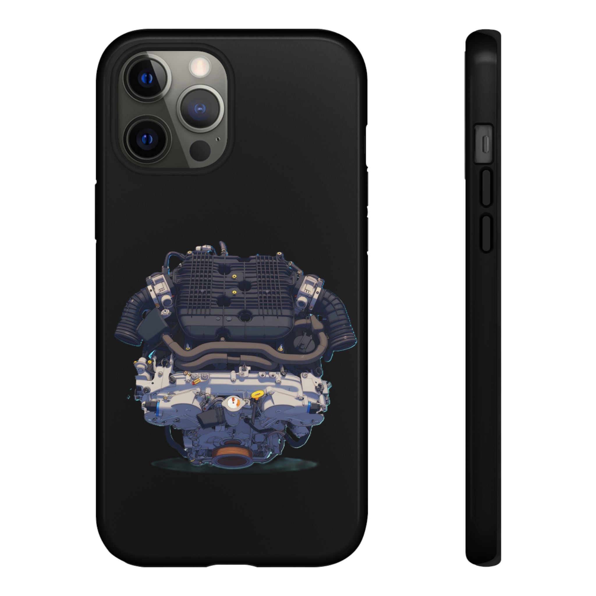 Engine Illustration Tough Phone Case – Automotive Car Lover Gift