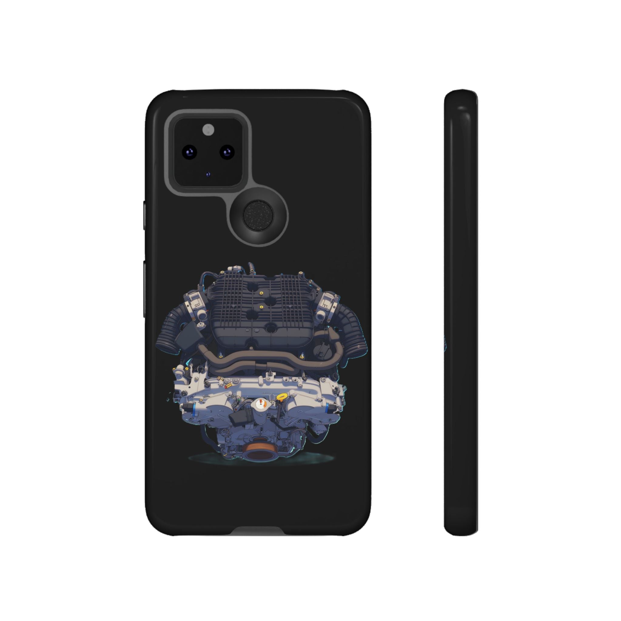 Engine Illustration Tough Phone Case – Automotive Car Lover Gift