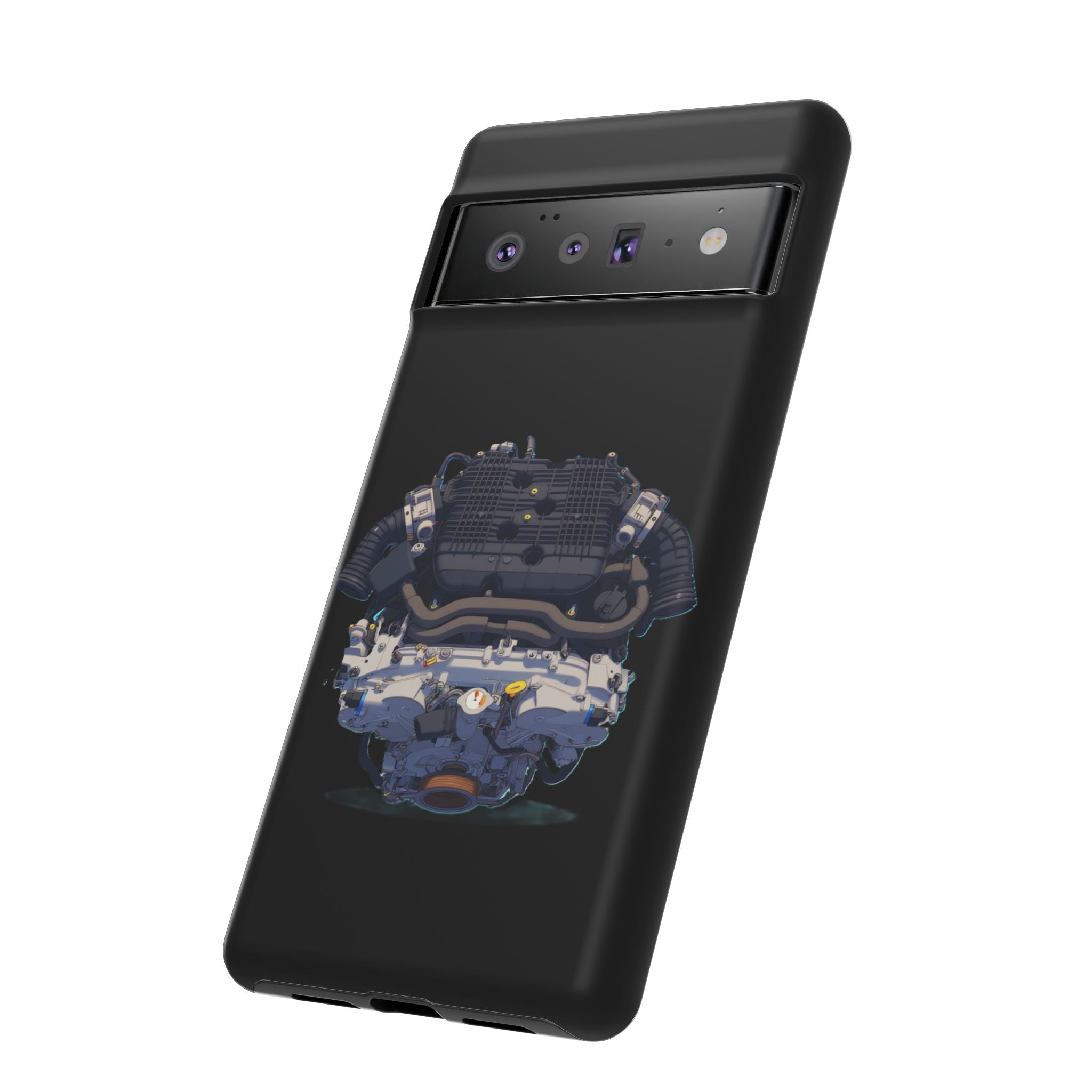 Engine Illustration Tough Phone Case – Automotive Car Lover Gift