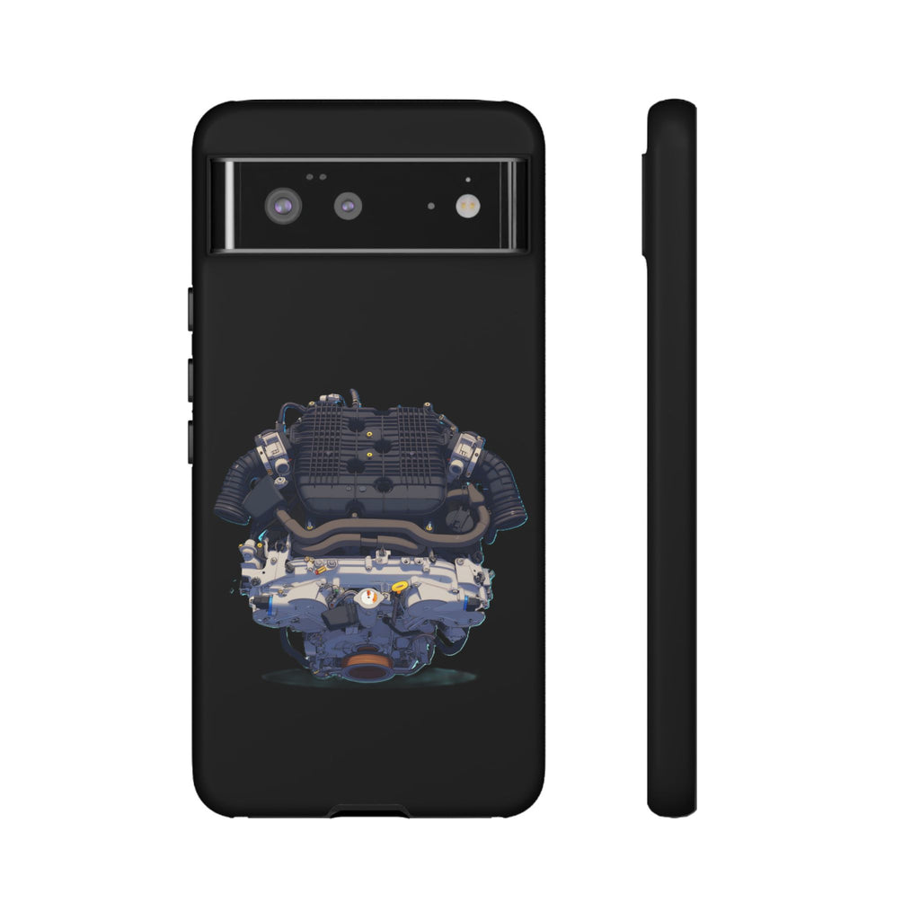Engine Illustration Tough Phone Case – Automotive Car Lover Gift