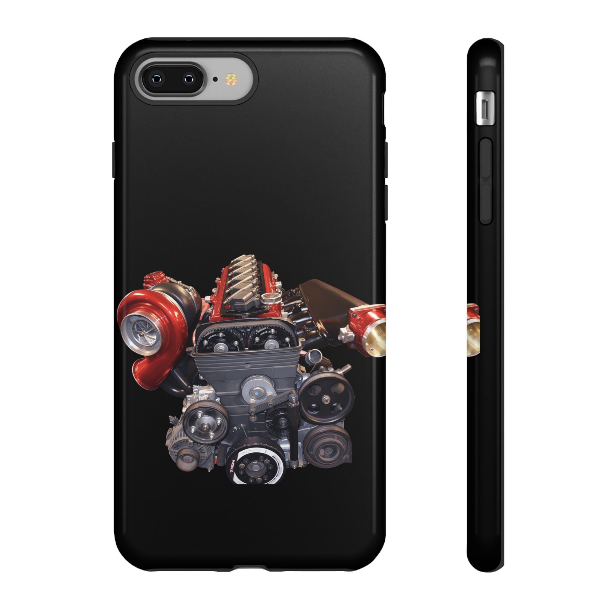 2JZ Phone Case — Black Tough Car Motor Illustration