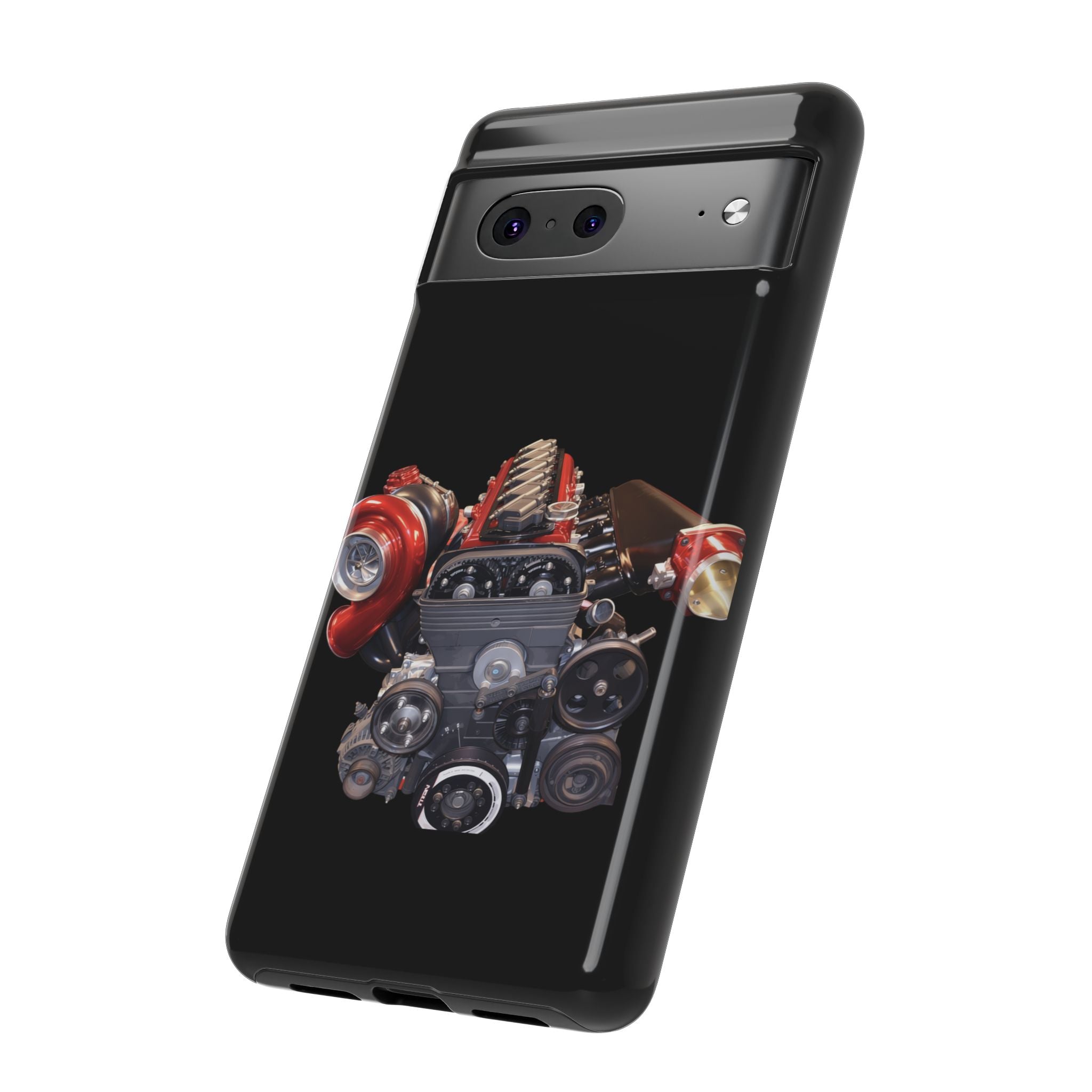 2JZ Phone Case — Black Tough Car Motor Illustration