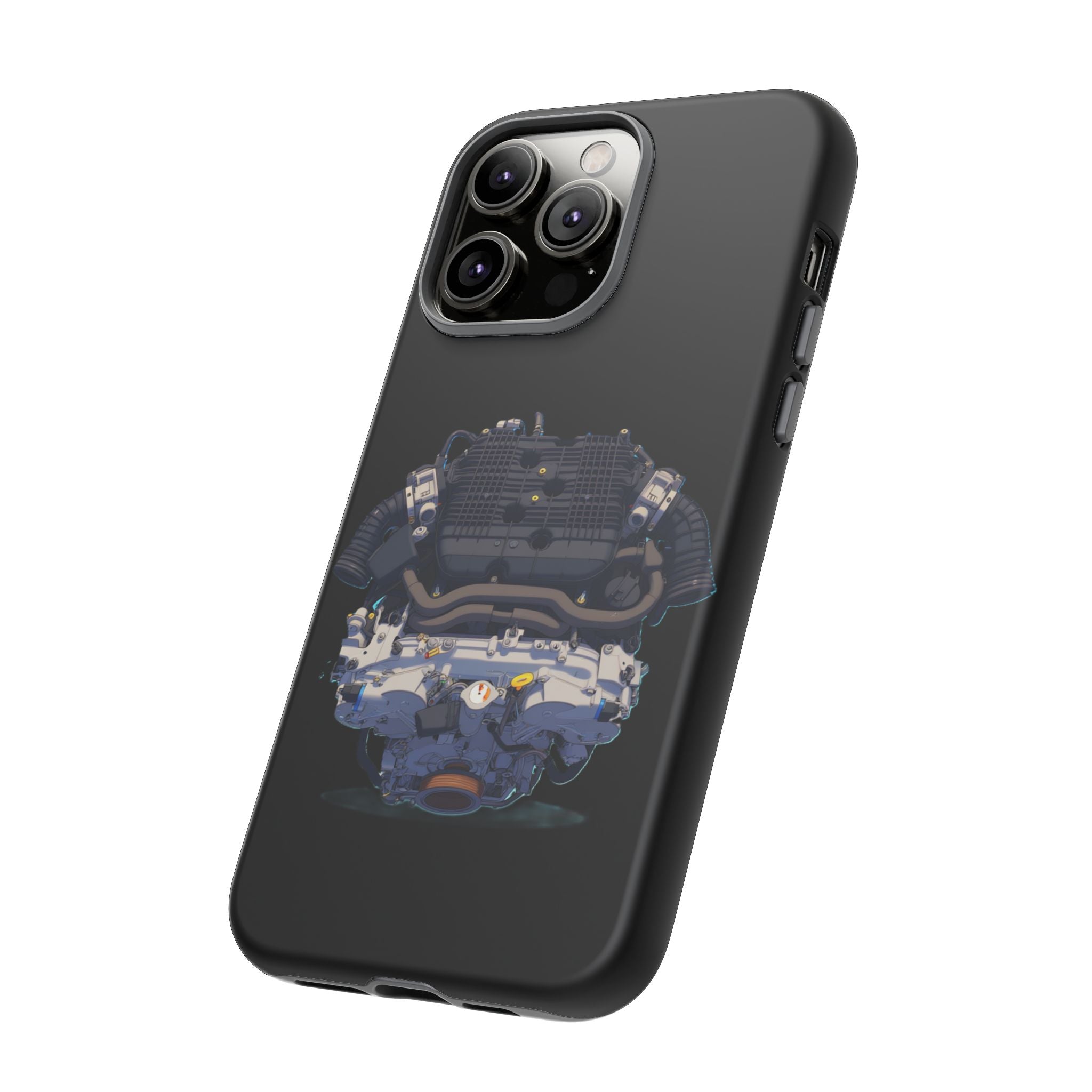 Engine Illustration Tough Phone Case – Automotive Car Lover Gift
