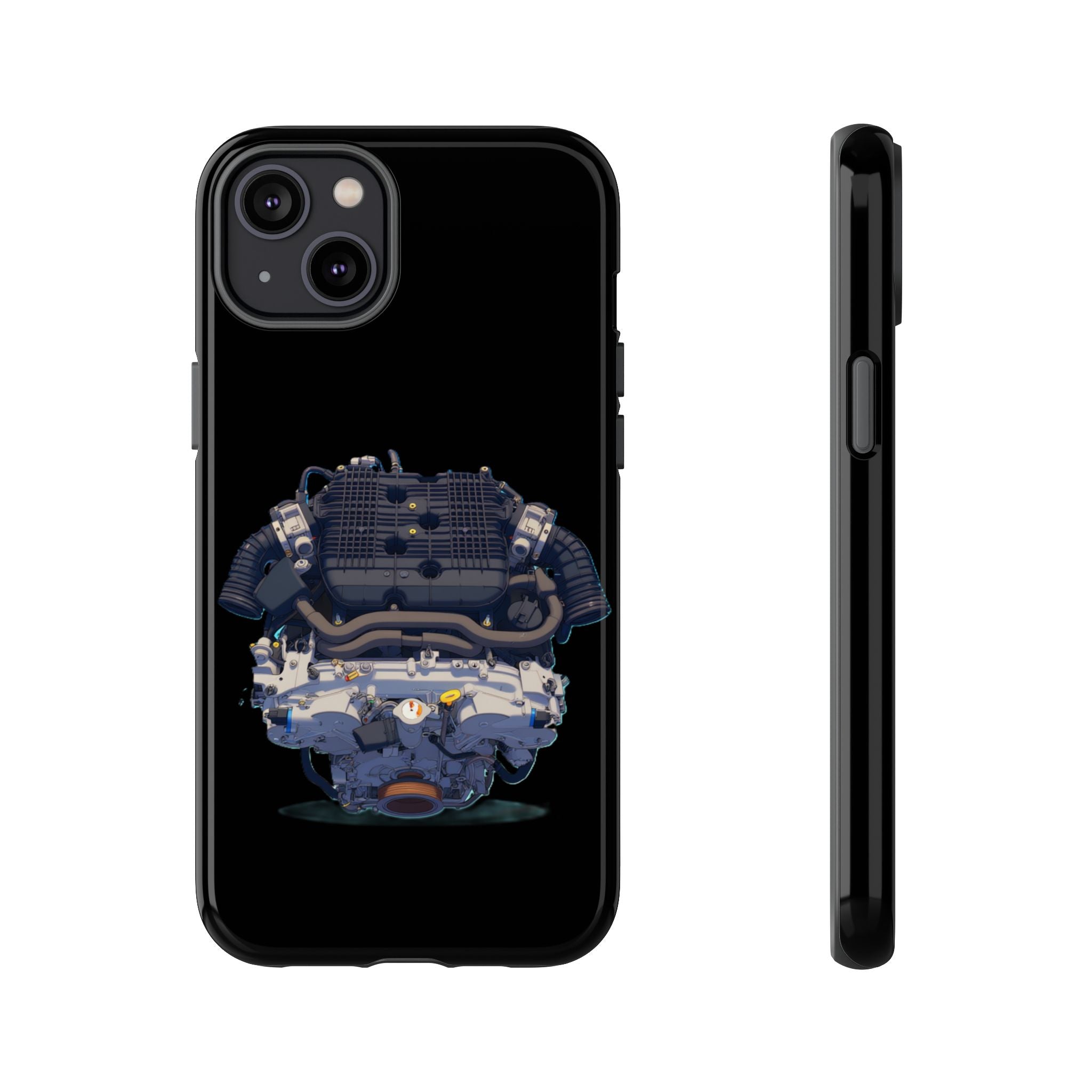 Engine Illustration Tough Phone Case – Automotive Car Lover Gift