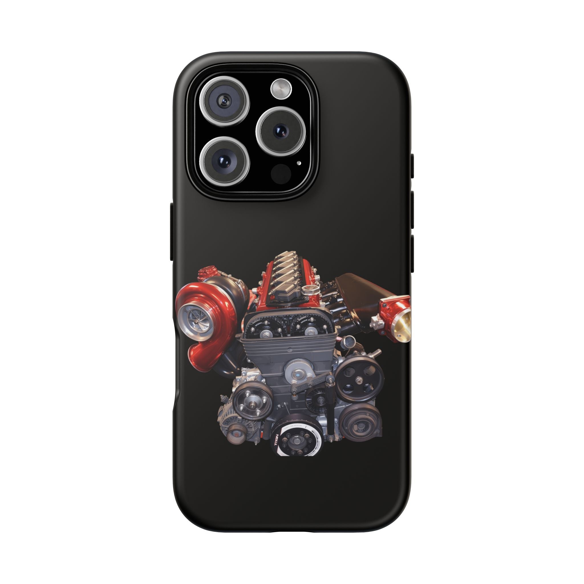 2JZ Phone Case — Black Tough Car Motor Illustration