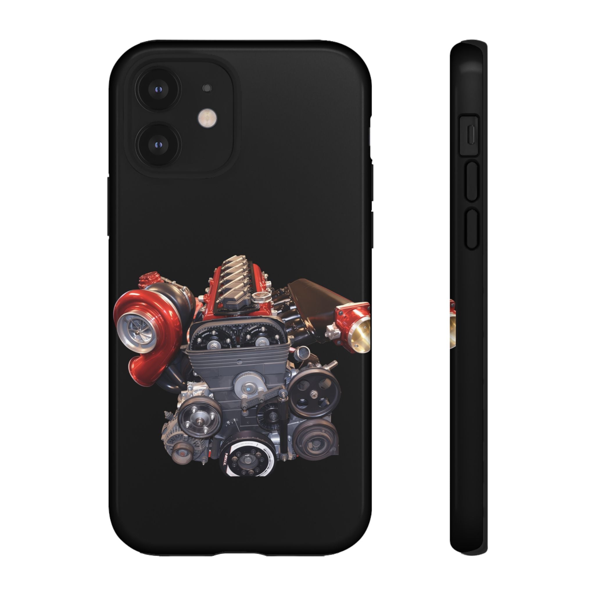 2JZ Phone Case — Black Tough Car Motor Illustration