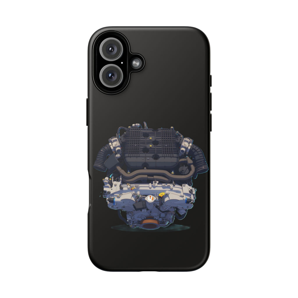 Engine Illustration Tough Phone Case – Automotive Car Lover Gift