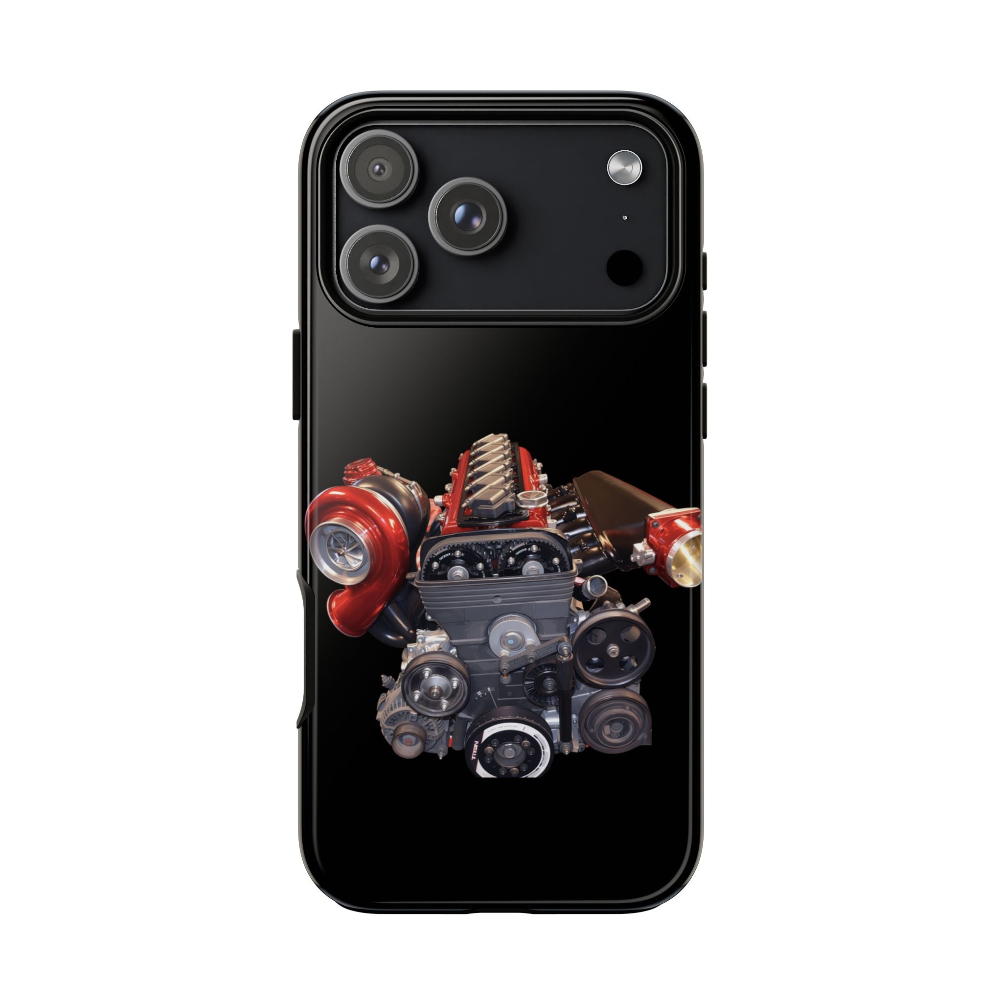 2JZ Phone Case — Black Tough Car Motor Illustration
