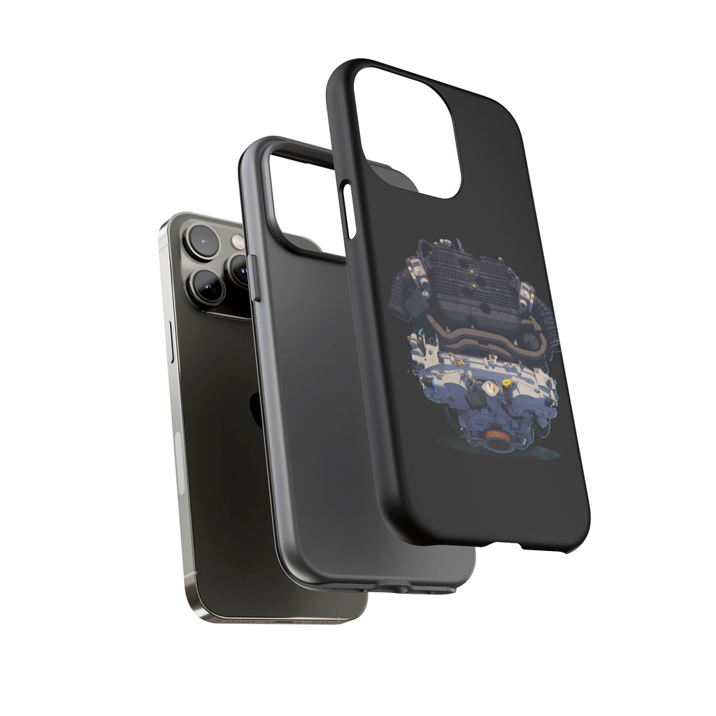 Engine Illustration Tough Phone Case – Automotive Car Lover Gift