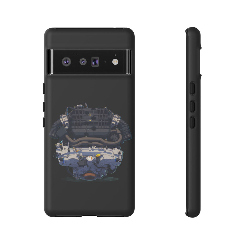 Engine Illustration Tough Phone Case – Automotive Car Lover Gift