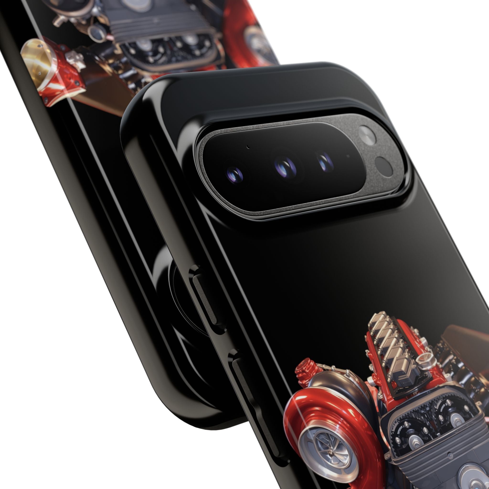 2JZ Phone Case — Black Tough Car Motor Illustration
