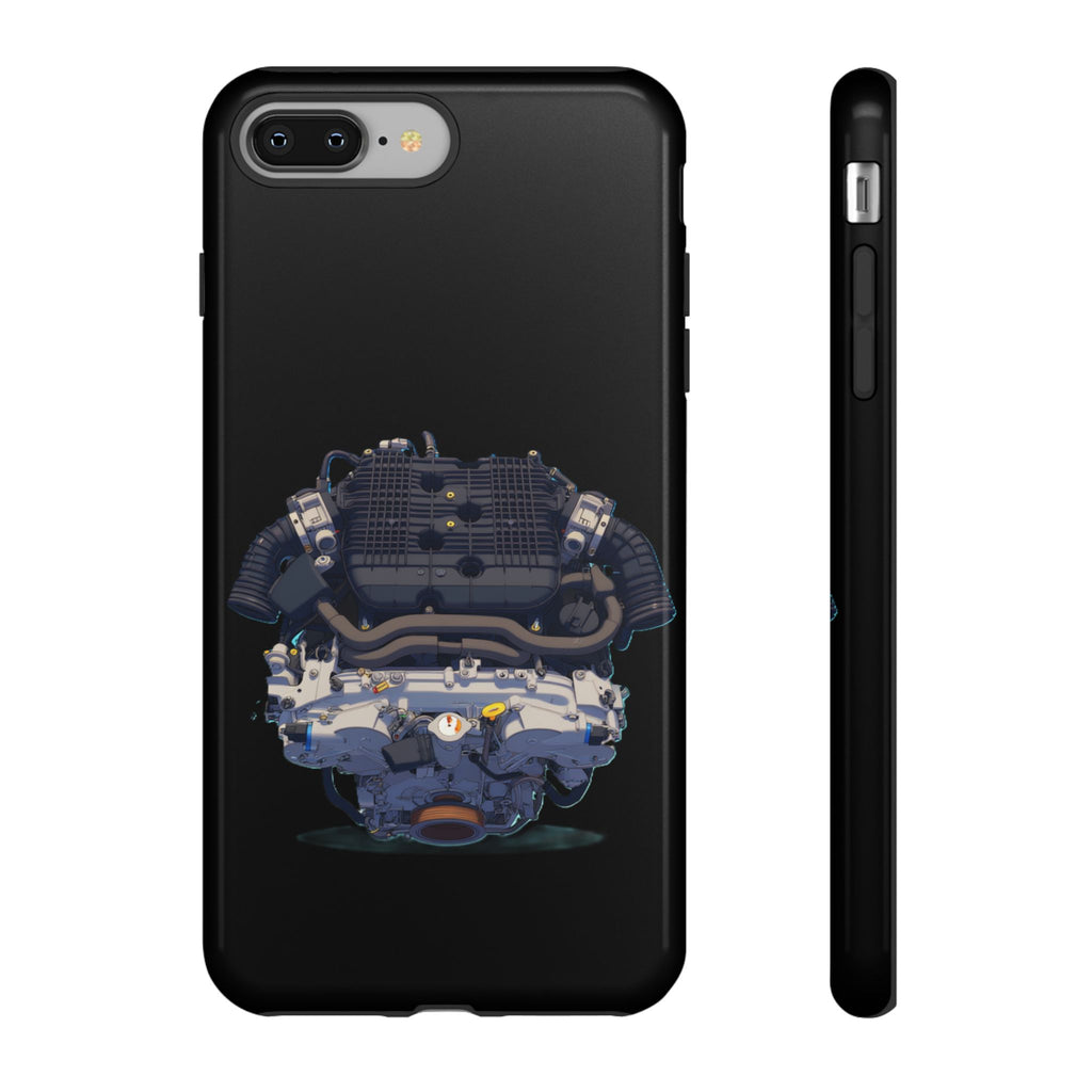 Engine Illustration Tough Phone Case – Automotive Car Lover Gift