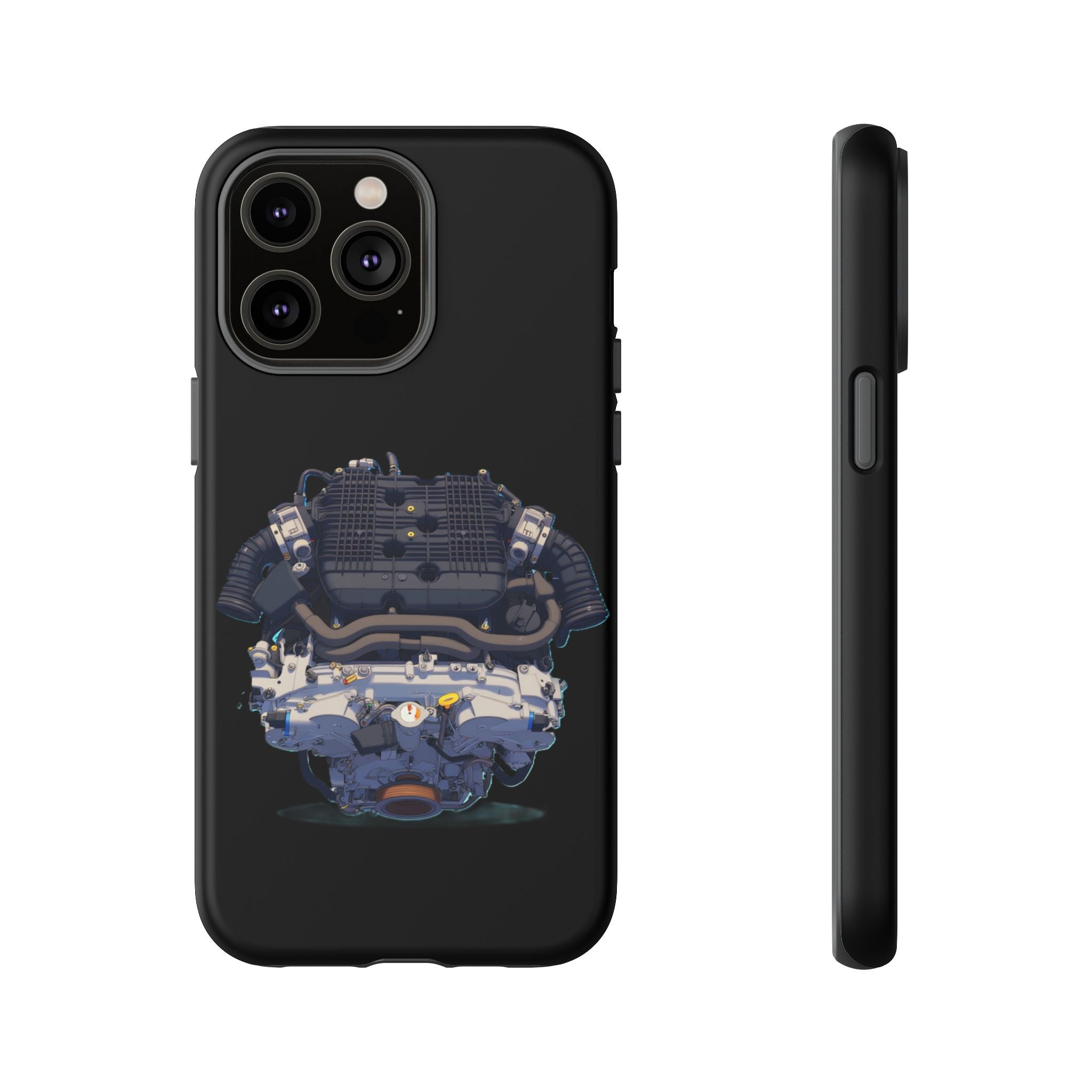 Engine Illustration Tough Phone Case – Automotive Car Lover Gift