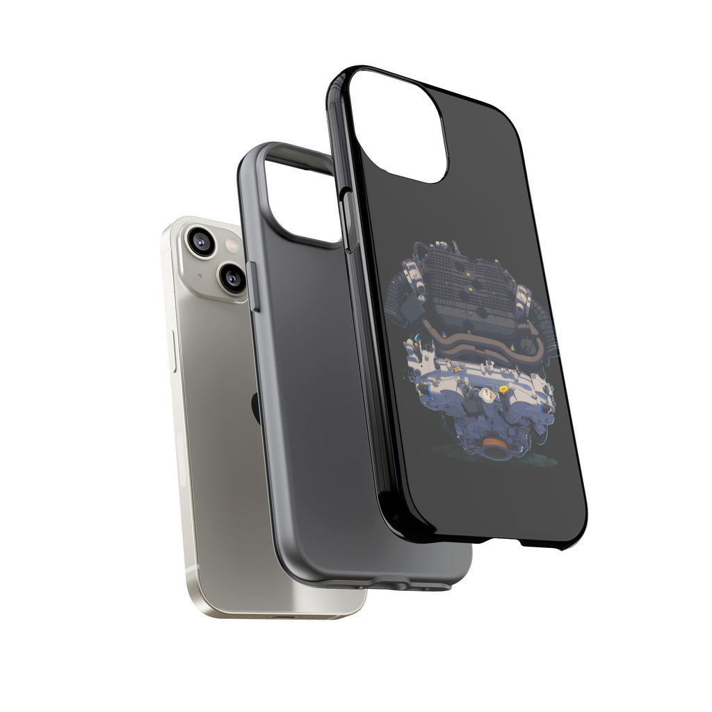 Engine Illustration Tough Phone Case – Automotive Car Lover Gift