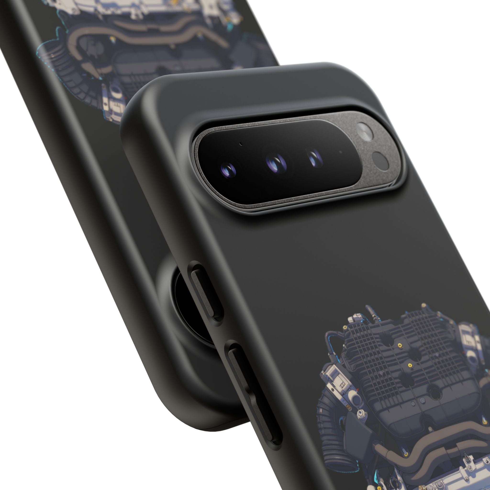 Engine Illustration Tough Phone Case – Automotive Car Lover Gift
