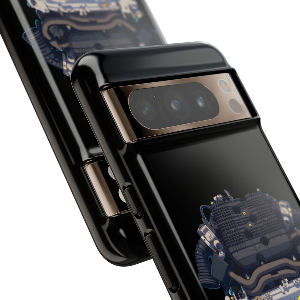 Engine Illustration Tough Phone Case – Automotive Car Lover Gift