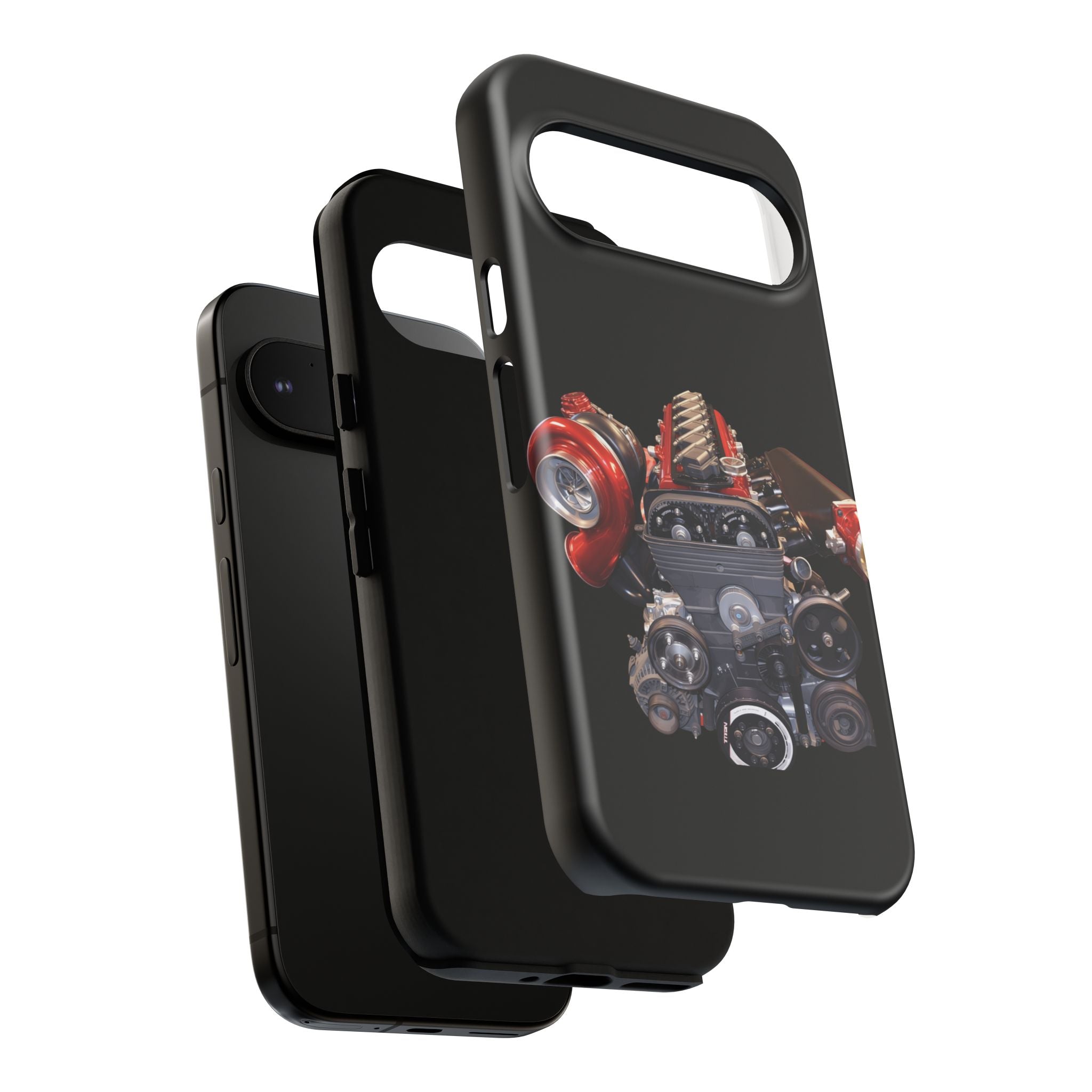 2JZ Phone Case — Black Tough Car Motor Illustration