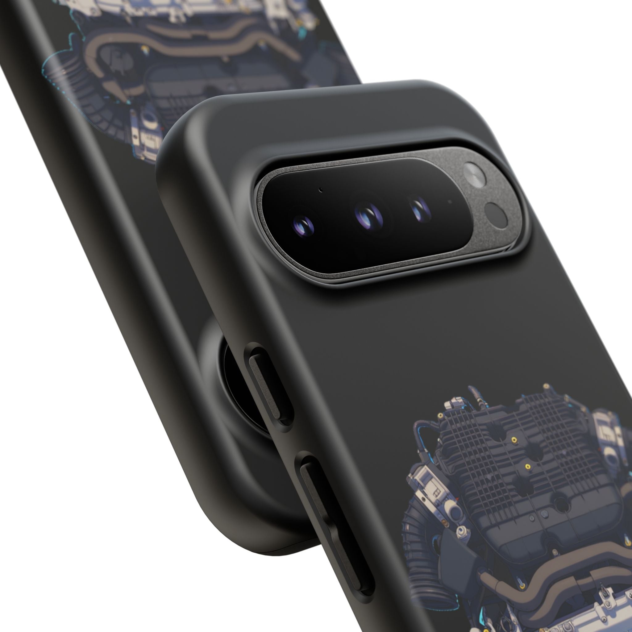 Engine Illustration Tough Phone Case – Automotive Car Lover Gift