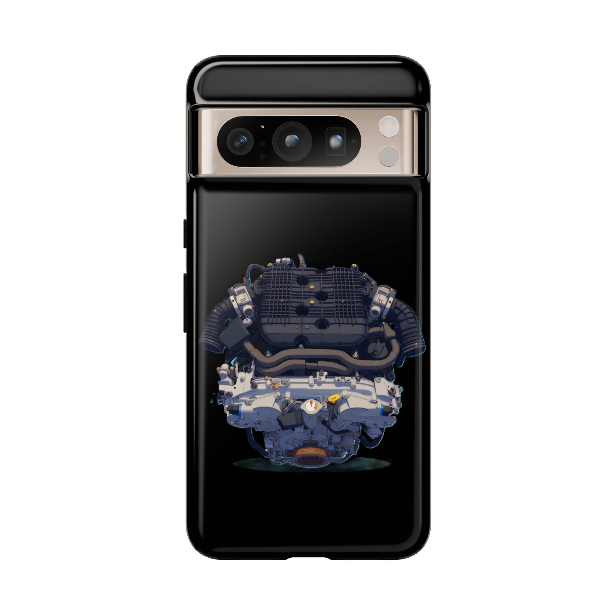 Engine Illustration Tough Phone Case – Automotive Car Lover Gift