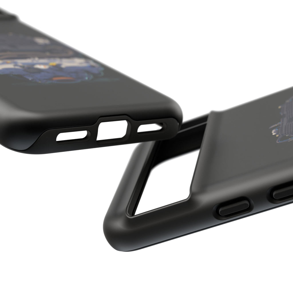 Engine Illustration Tough Phone Case – Automotive Car Lover Gift