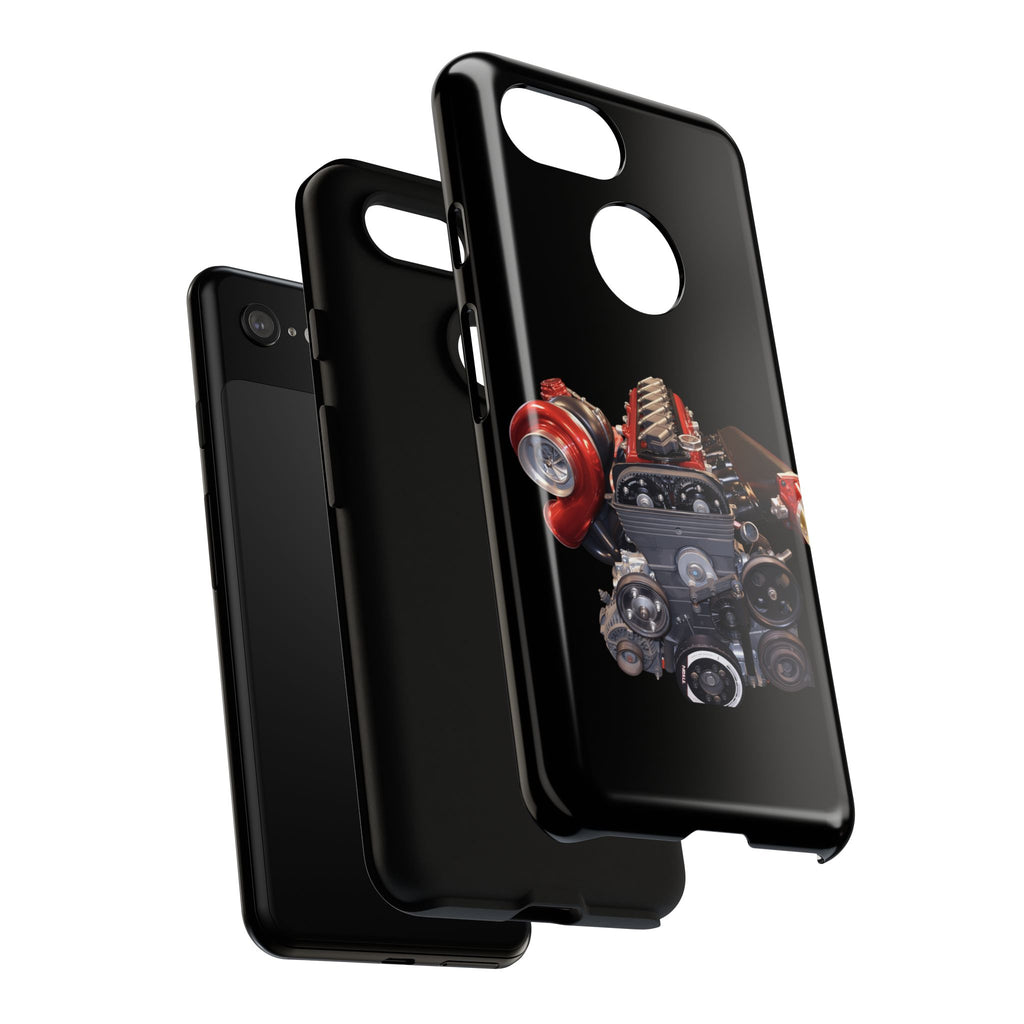 2JZ Phone Case — Black Tough Car Motor Illustration