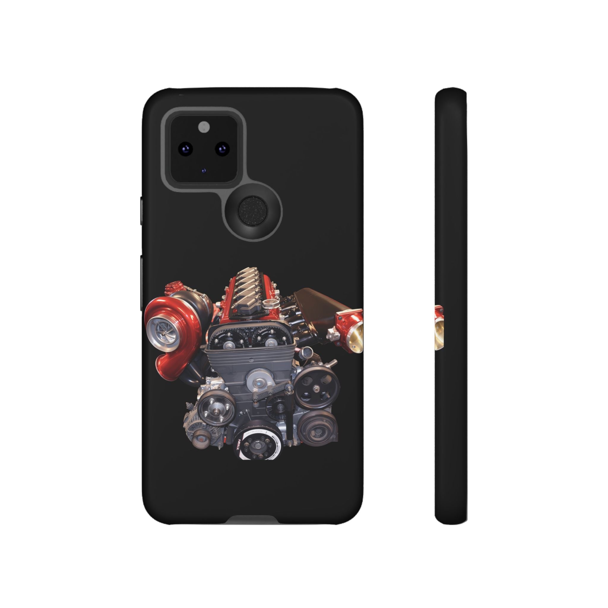 2JZ Phone Case — Black Tough Car Motor Illustration