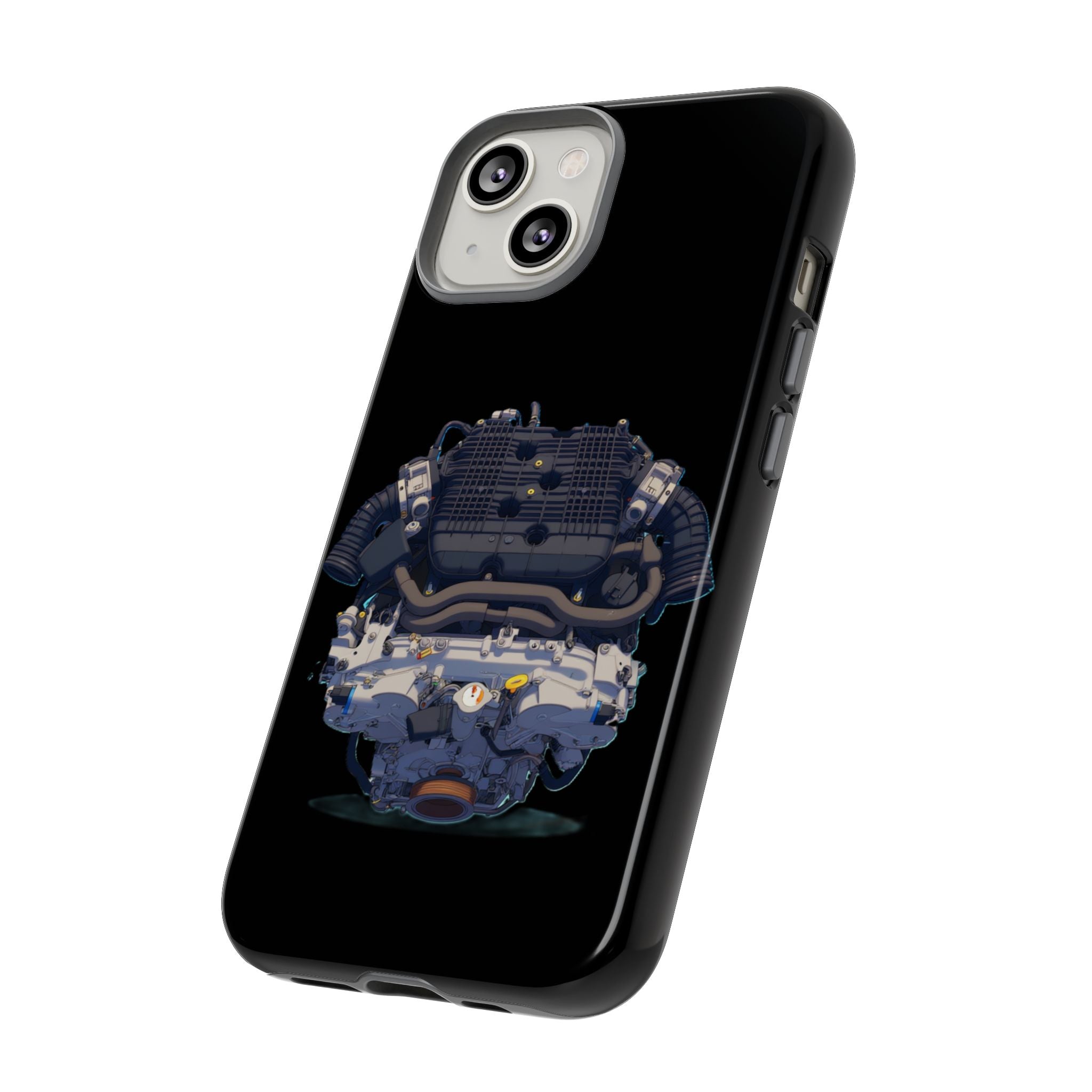 Engine Illustration Tough Phone Case – Automotive Car Lover Gift