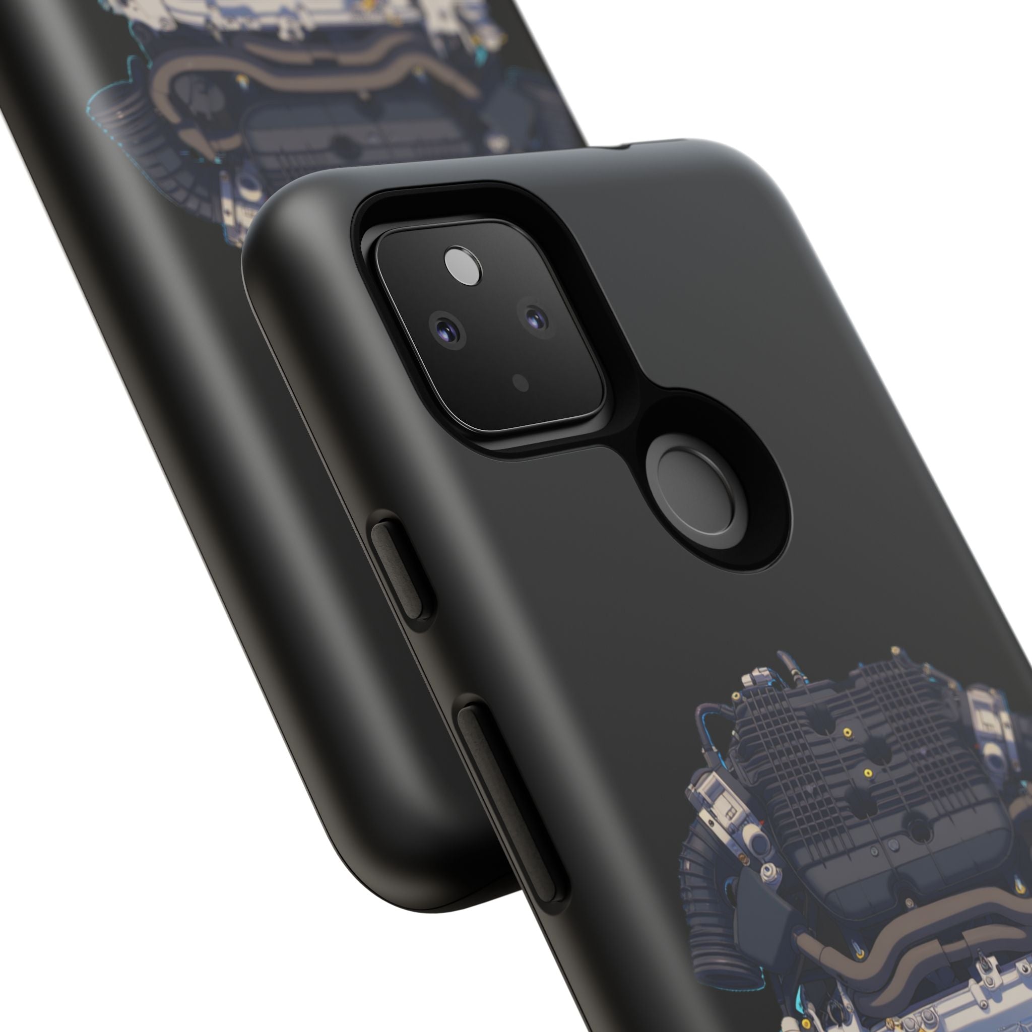 Engine Illustration Tough Phone Case – Automotive Car Lover Gift