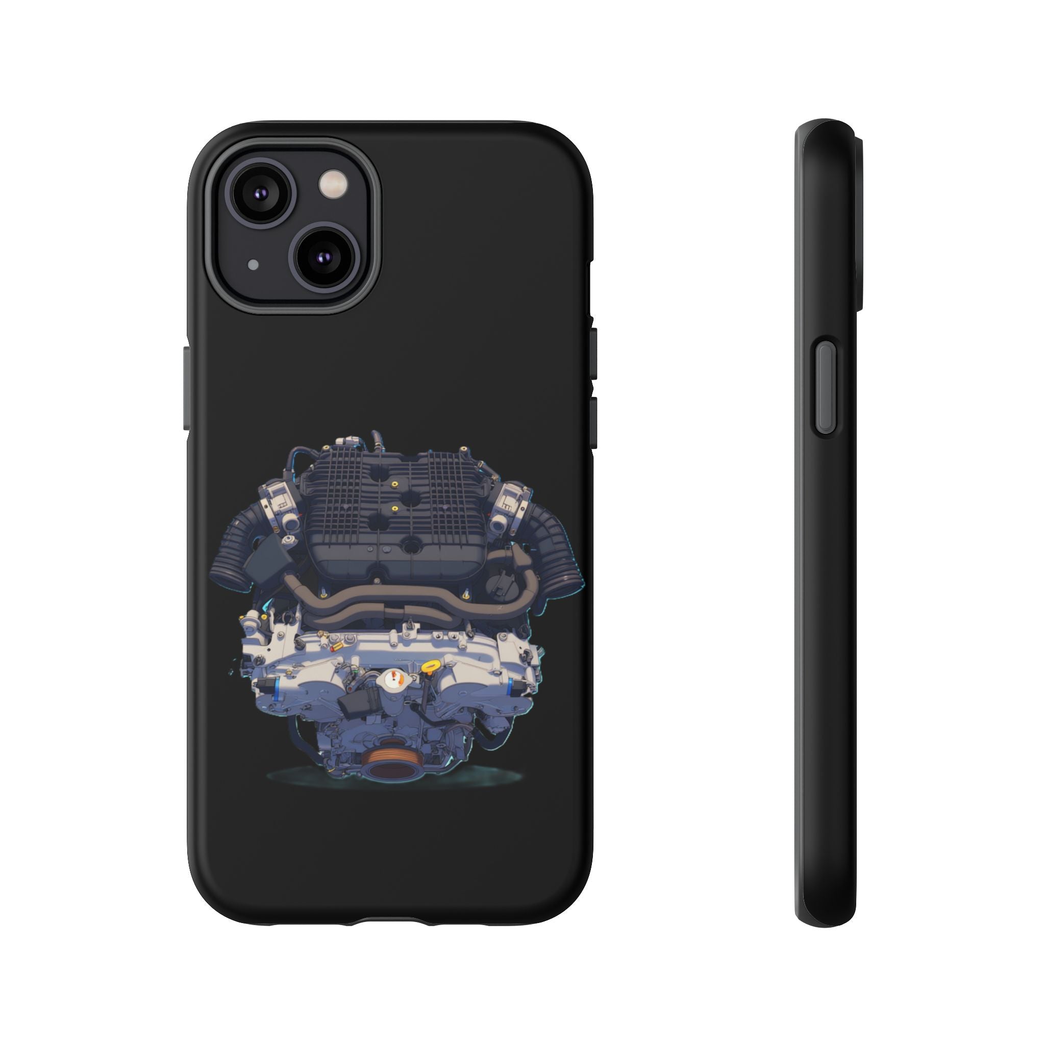 Engine Illustration Tough Phone Case – Automotive Car Lover Gift