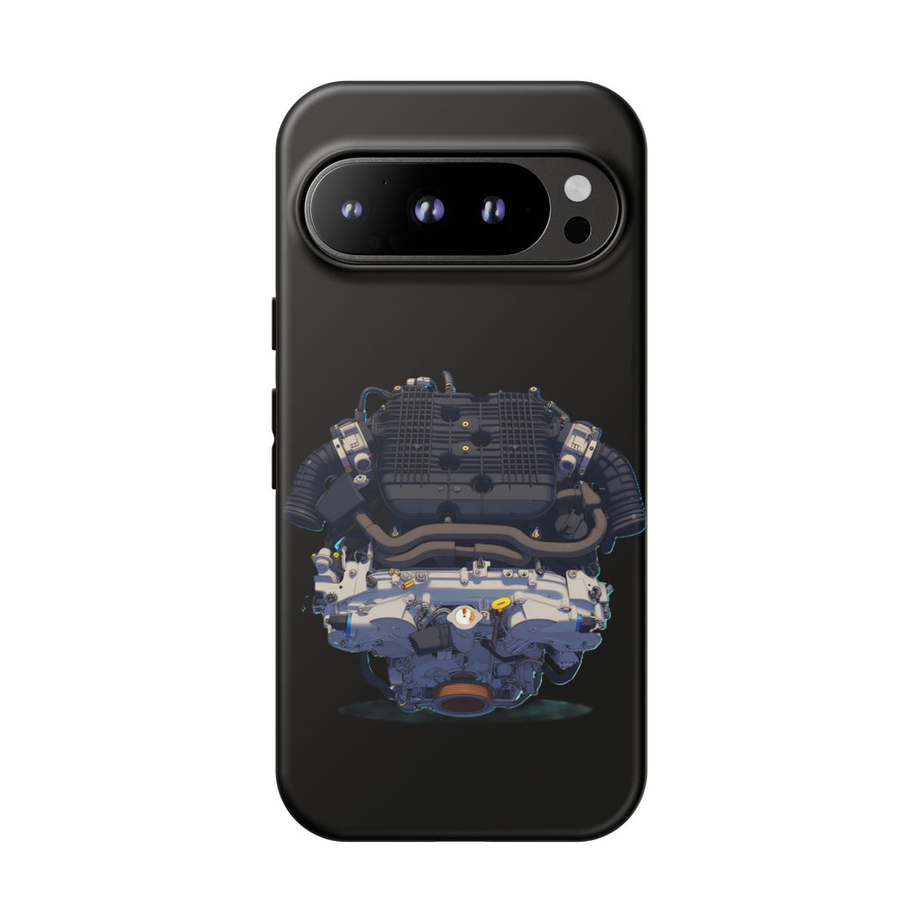 Engine Illustration Tough Phone Case – Automotive Car Lover Gift