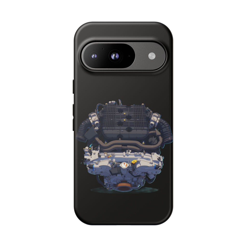 Engine Illustration Tough Phone Case – Automotive Car Lover Gift