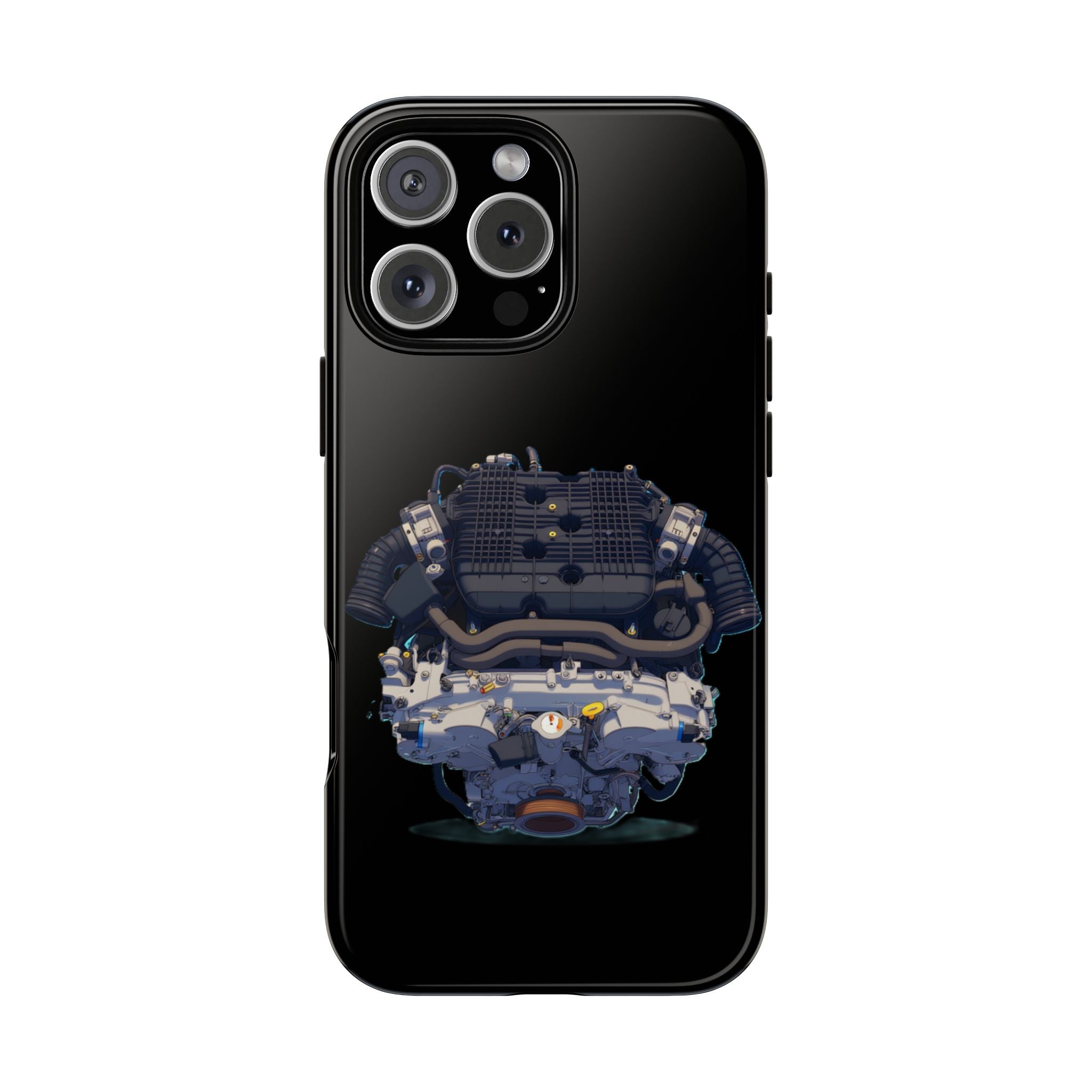 Engine Illustration Tough Phone Case – Automotive Car Lover Gift