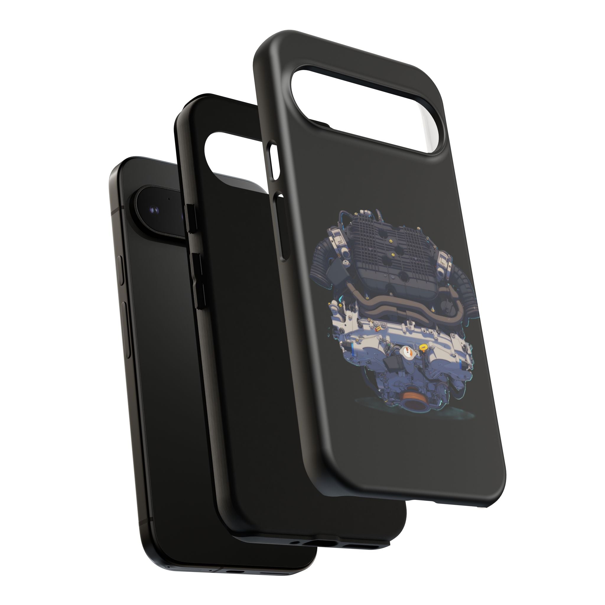 Engine Illustration Tough Phone Case – Automotive Car Lover Gift