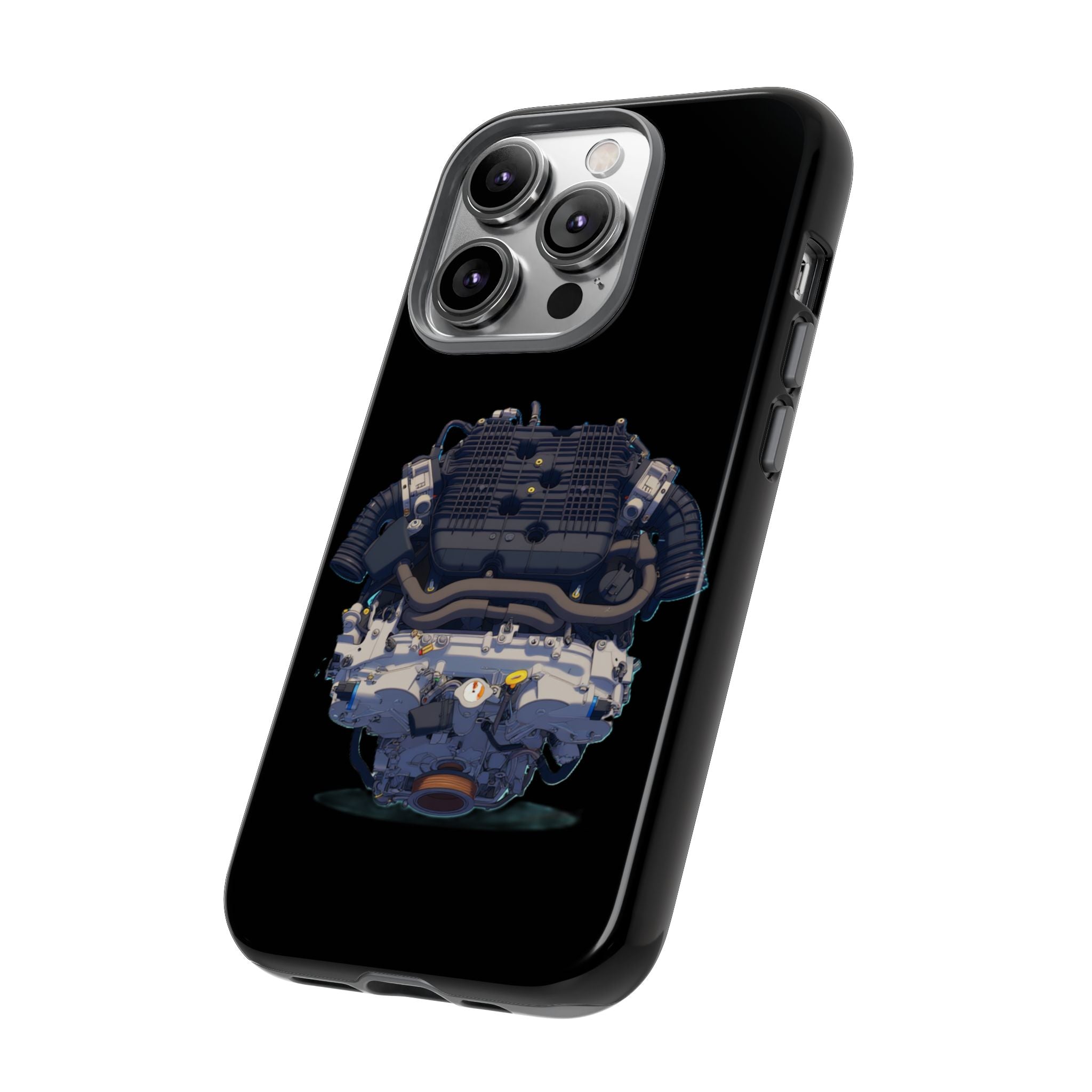 Engine Illustration Tough Phone Case – Automotive Car Lover Gift