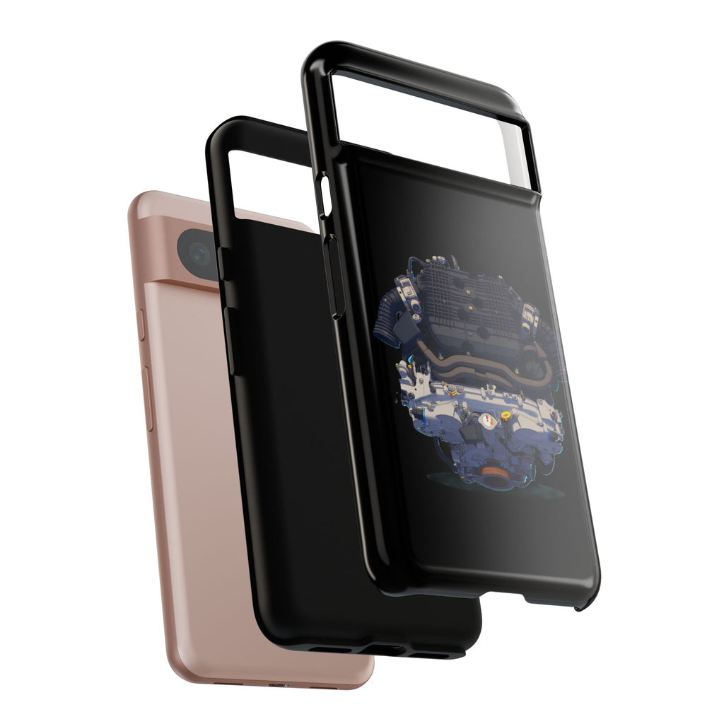 Engine Illustration Tough Phone Case – Automotive Car Lover Gift