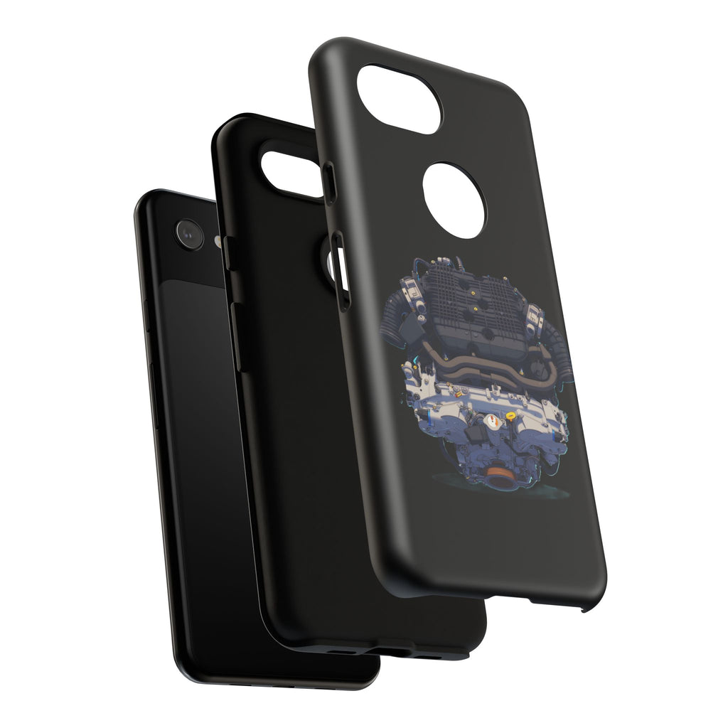Engine Illustration Tough Phone Case – Automotive Car Lover Gift