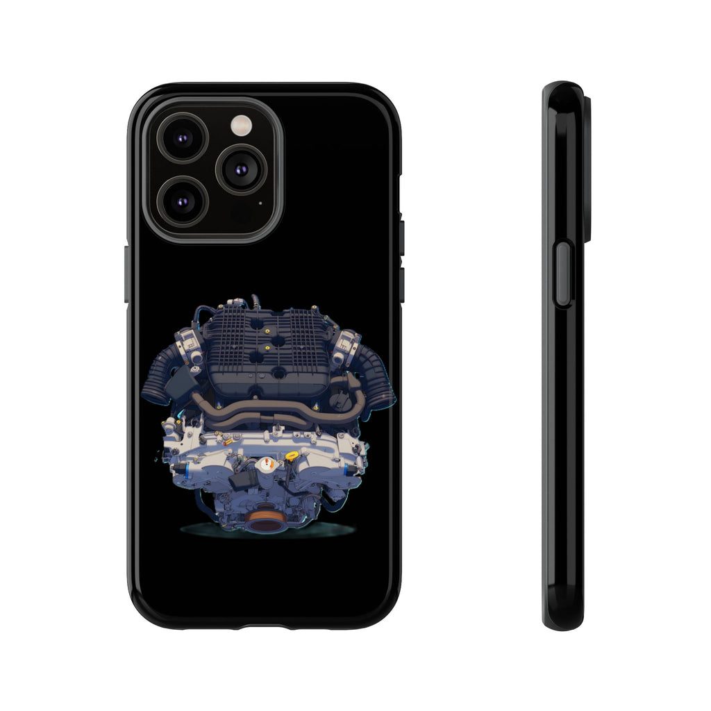 Engine Illustration Tough Phone Case – Automotive Car Lover Gift