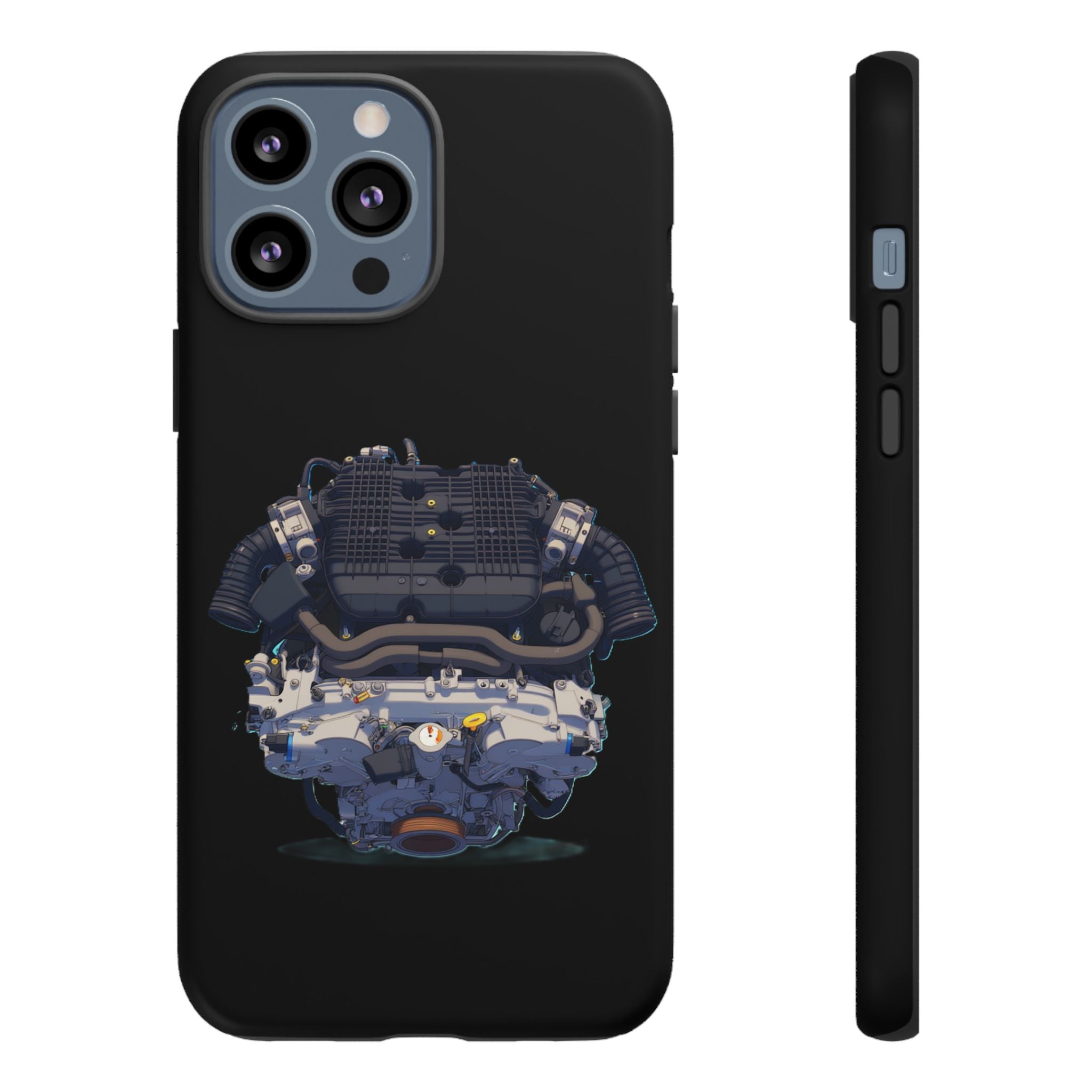 Engine Illustration Tough Phone Case – Automotive Car Lover Gift