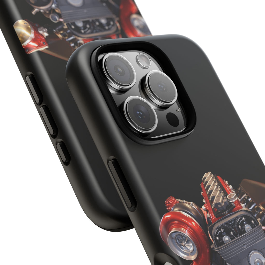 2JZ Phone Case — Black Tough Car Motor Illustration