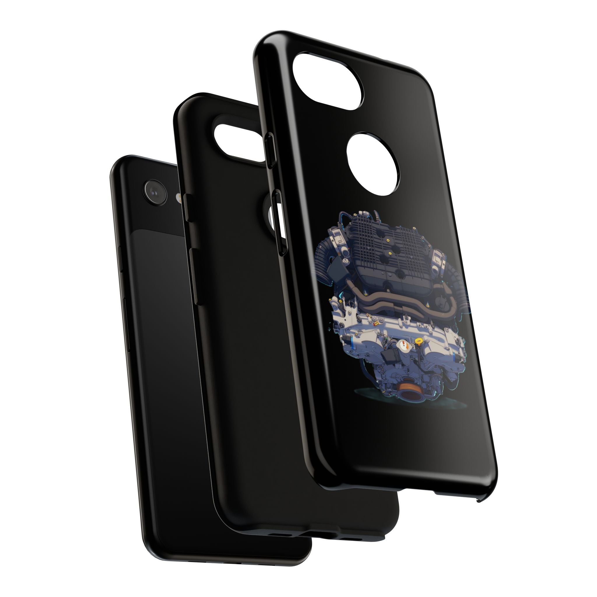 Engine Illustration Tough Phone Case – Automotive Car Lover Gift