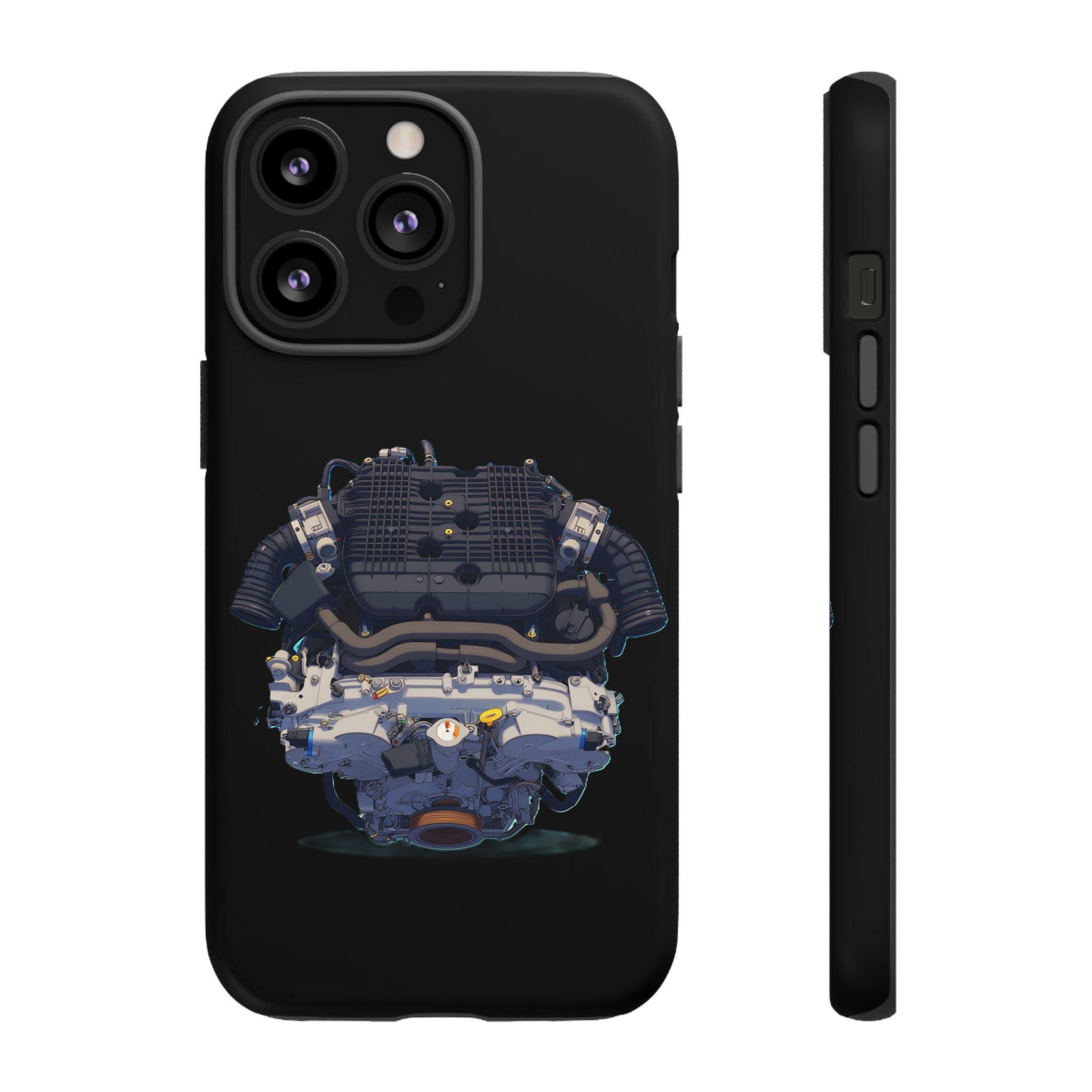 Engine Illustration Tough Phone Case – Automotive Car Lover Gift