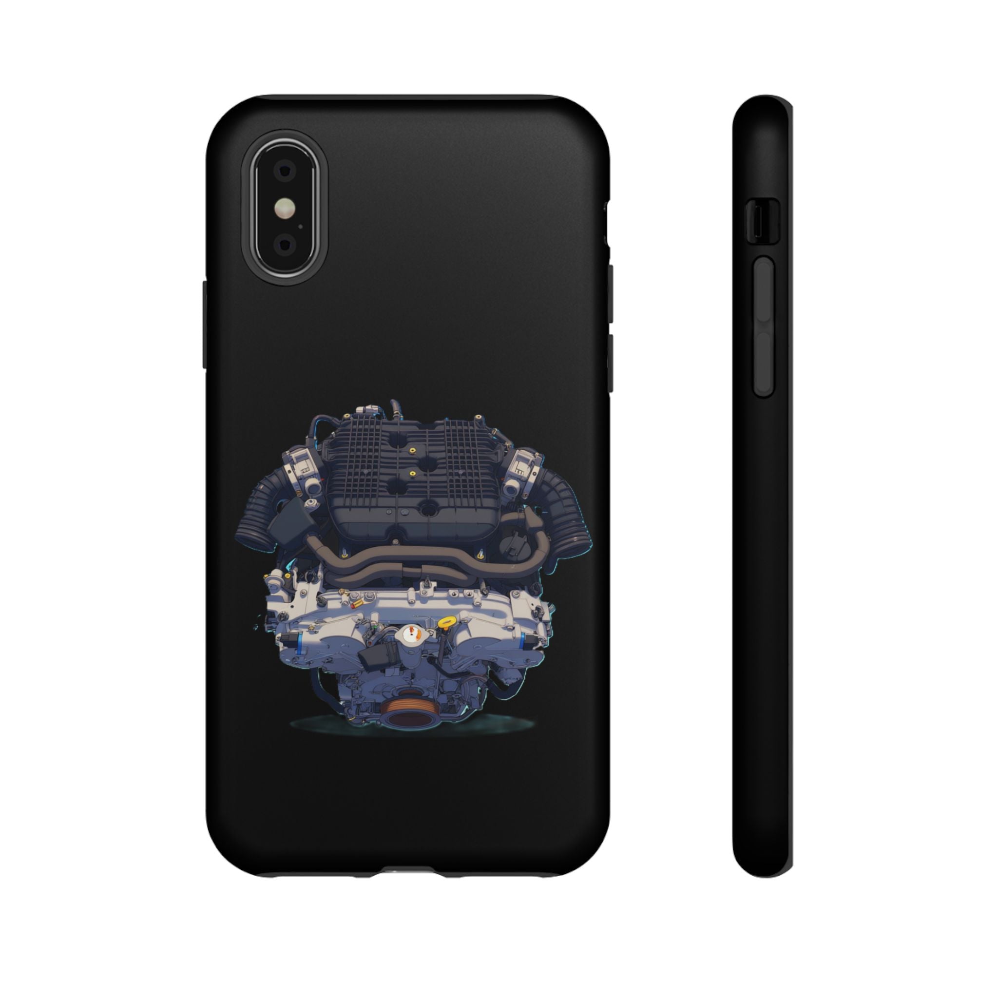 Engine Illustration Tough Phone Case – Automotive Car Lover Gift