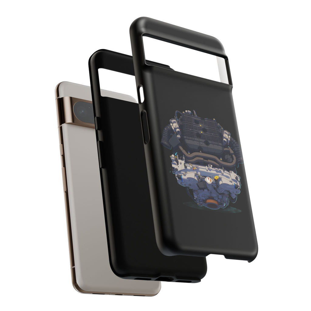 Engine Illustration Tough Phone Case – Automotive Car Lover Gift