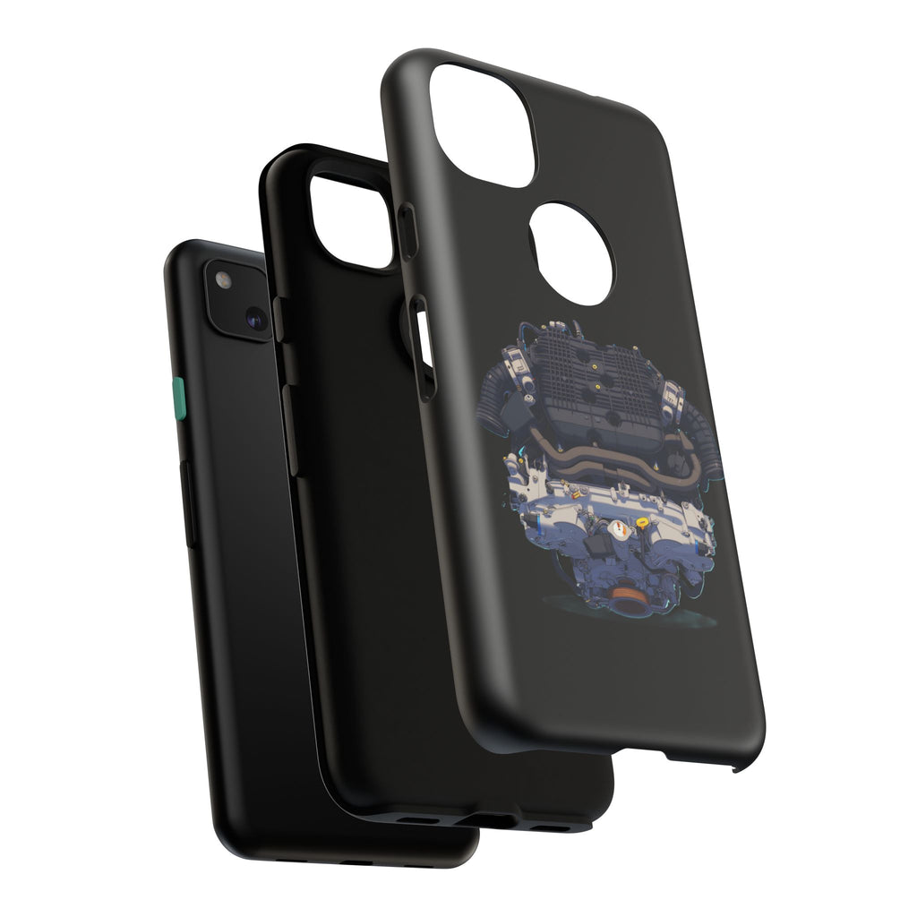 Engine Illustration Tough Phone Case – Automotive Car Lover Gift
