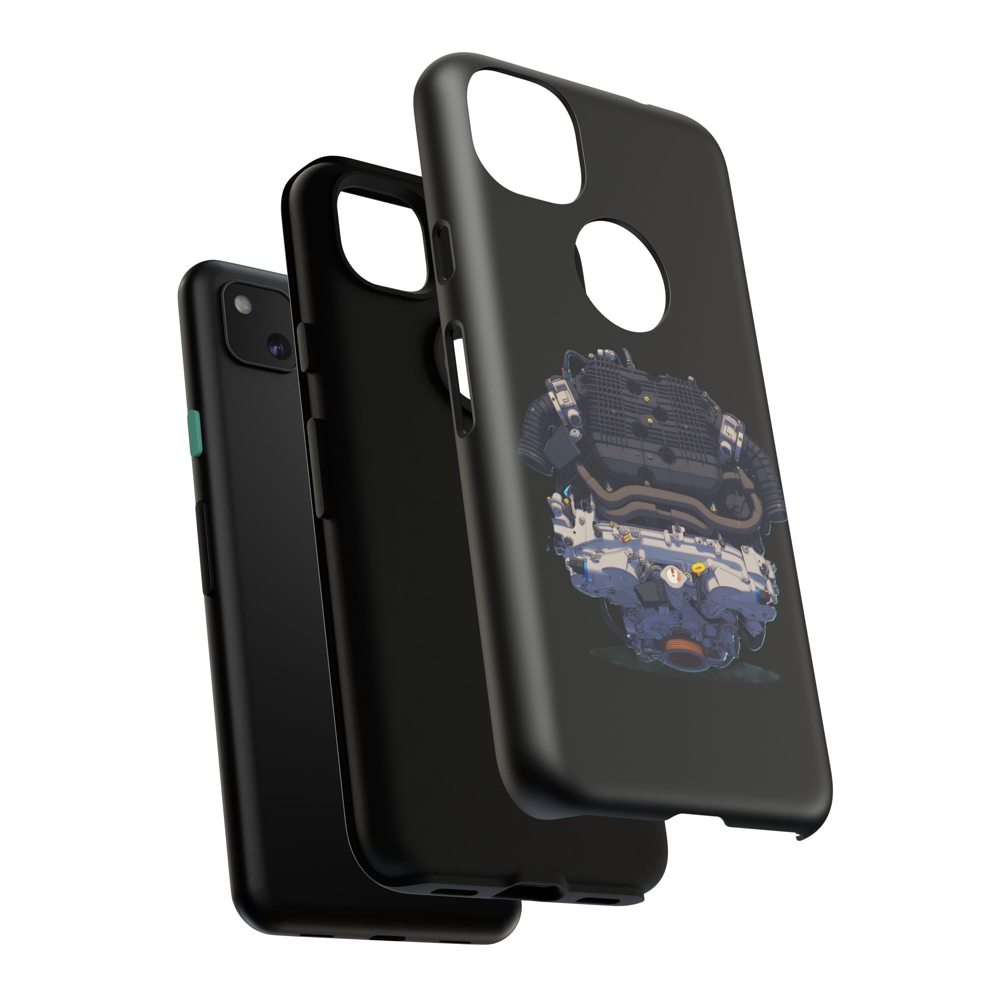 Engine Illustration Tough Phone Case – Automotive Car Lover Gift