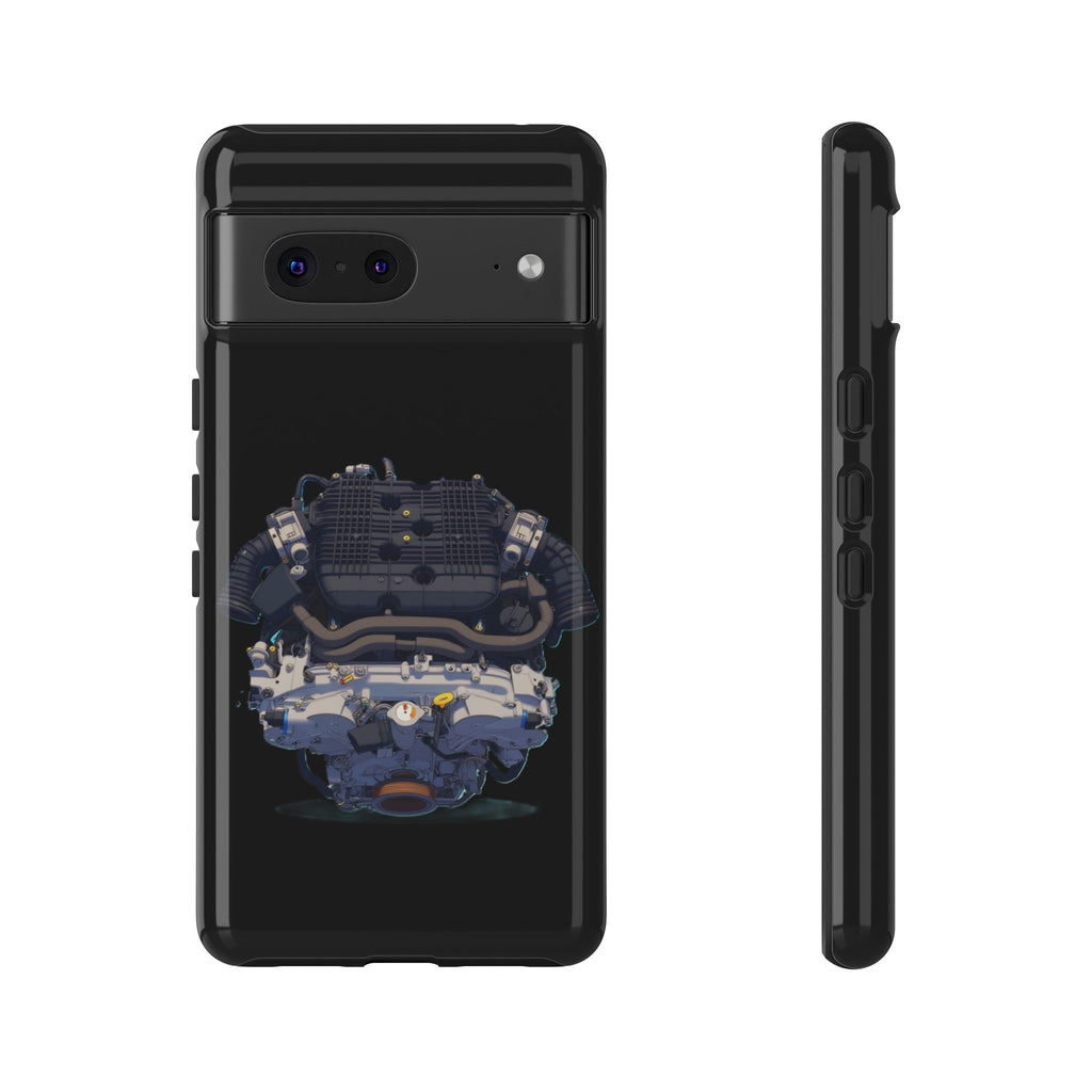 Engine Illustration Tough Phone Case – Automotive Car Lover Gift