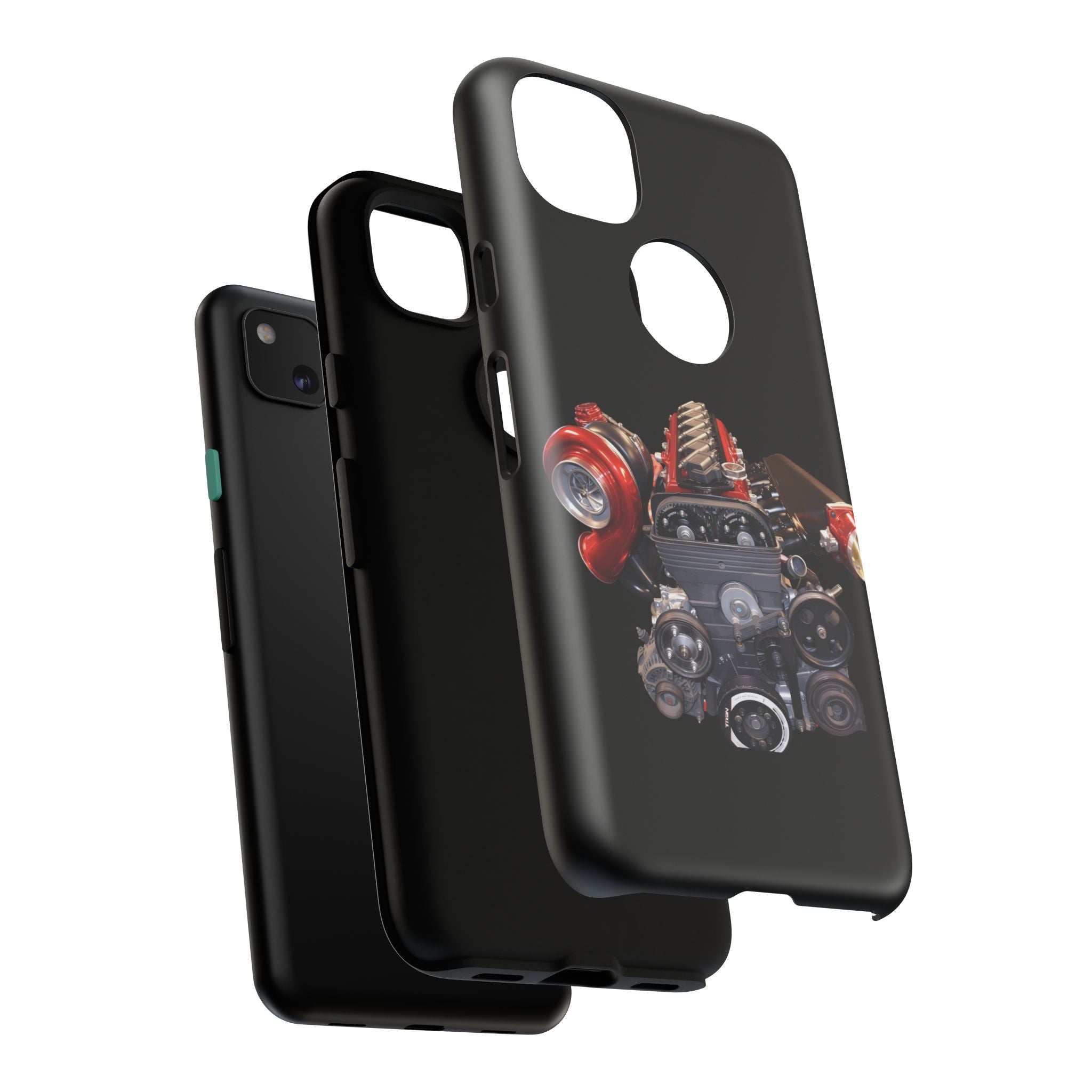 2JZ Phone Case — Black Tough Car Motor Illustration